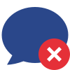 icons8 delete message 100