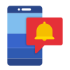 icons8 push notifications 100